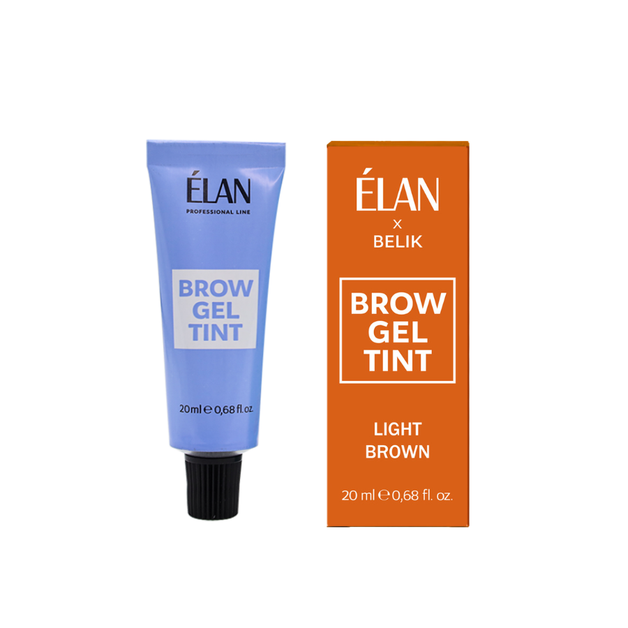 Gel tint farba "Light brown" - za plavuše, svetlosmeđe i ridjokose