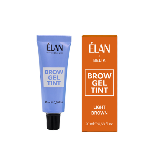 Gel tint farba "Light brown" - za plavuše, svetlosmeđe i ridjokose
