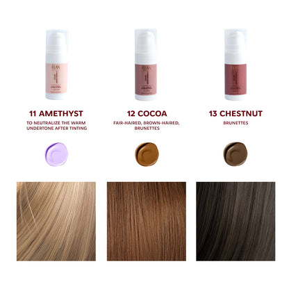 COLOR BROW MASK 2.0: 2-u-1 maska za obrve za toniranje, 12 COCOA