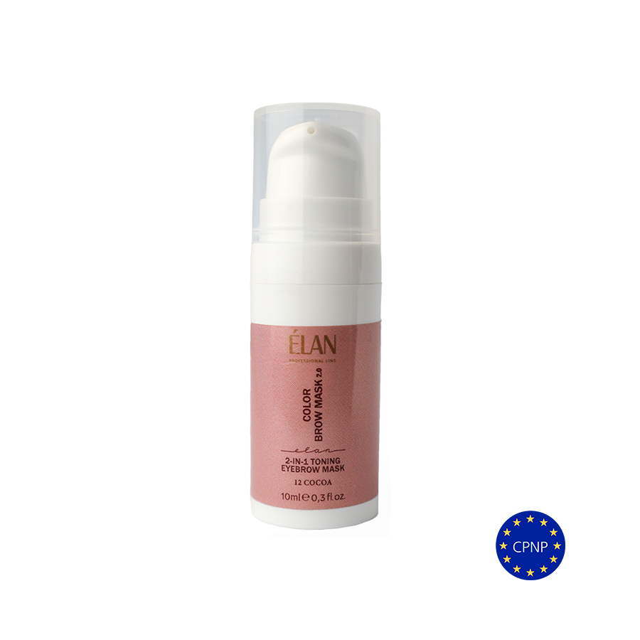 COLOR BROW MASK 2.0: 2-u-1 maska za obrve za toniranje, 12 COCOA