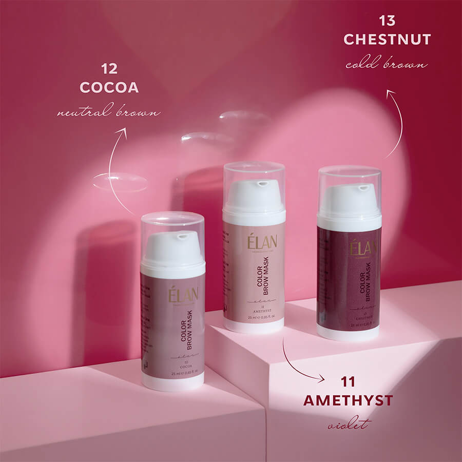 COLOR MASKA ZA OBRVE: 2-u-1 maska za toniranje obrva, 11 AMETHYST