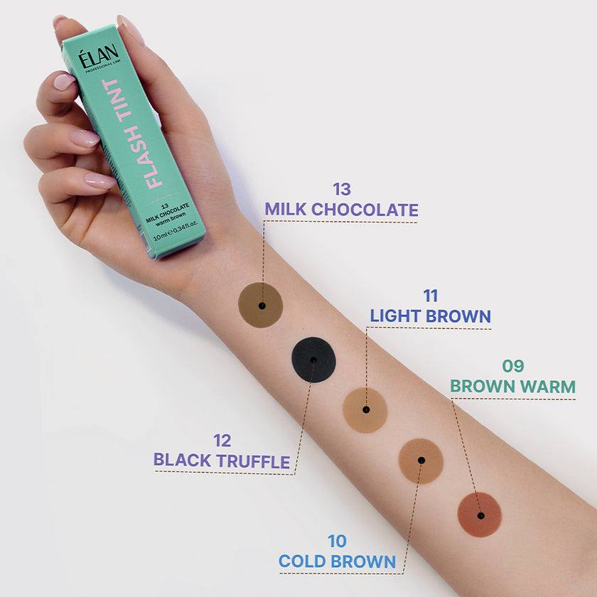 Farba «FLASH TINT» 13 Milk Chocolate (topla braon)